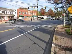 Route 108 in Sandy Spring, Maryland, in November 2006