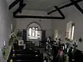 View inside the church