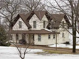 The Daniel Pennie House, the 1870s house of a Scottish immigrant, is listed on the National Register of Historic Places.[1]