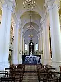Interior of Church of Saint Felix of Valois