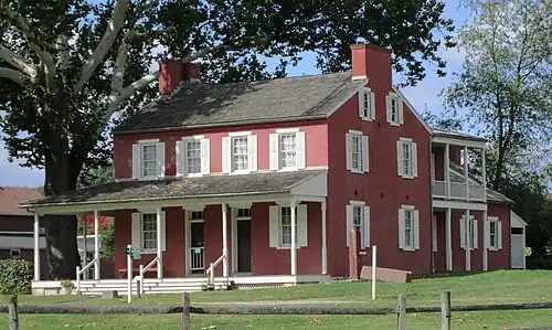The Landis Valley Hotel, built in 1855-56