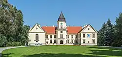 Façade of the castle