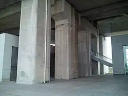 Columns of viaduct