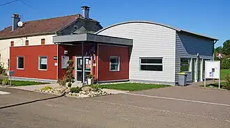 The town hall in La Corbière