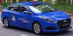 Hyundai i40 1.7 CRDi, ComfortDelGro livery