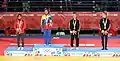 44&nbsp;kg victory ceremony