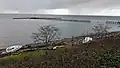 Full view of the pier after the December 2018 wind storm