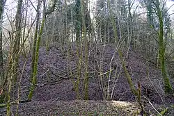 Top of the slag heap.