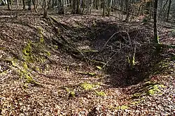 Funnel formed by shaft No. 1.