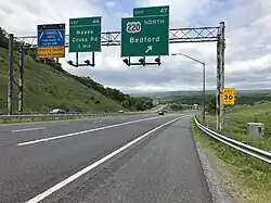 I-68/US 40 at US 220 in Pleasant Grove
