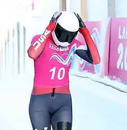 James McGuire at Skeleton