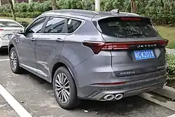 First facelift Jetour X70 Plus (rear)