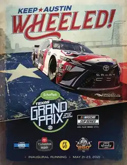 2021 EchoPark Texas Grand Prix program cover
