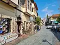 Traditional houses and a shop