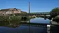Baileybridge and chimney De Fakkel