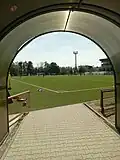 Field entrance
