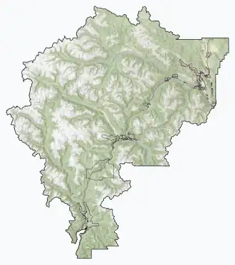 Mount Hanover is located in Squamish-Lillooet Regional District