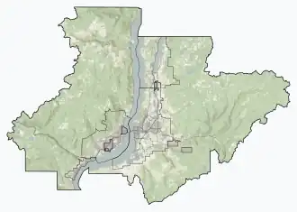 Map showing the location of Wrinkly Face Provincial Park
