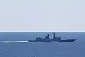 Huanggang underway in the Mediterranean Sea on 6 September 2017.
