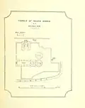Floor plan of the temple complex.