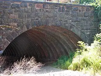 Looking east