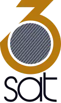 3sat logo from 1 December 1984 to 30 November 1993