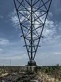 View of one of the Kent tower legs.