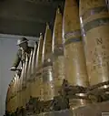 Coast-defence gun shells, World War II