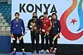 86 kg Medal Ceremony
