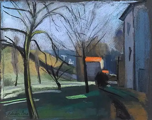 Spring with a Red Roof