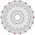 2{3}2{4}6, or , with 18 vertices, 108 edges, and 216 faces