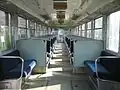 Interior of preserved car DeHa 601 in January 2008