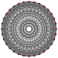 2{3}2{3}2{4}8, or , with 32 vertices, 384 edges, 2048 faces, and 4096 cells