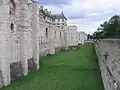 Another view of the moat