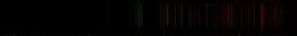 Color lines in a spectral range