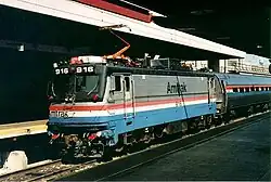 AEM-7 916 at Union Station, Washington, D.C.