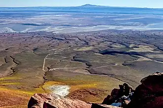 Photograph was taken from 4660 meters above sea level