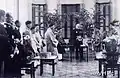 Maurice Fernand Graffeuil, governor of Annam visited privy council in 1936.