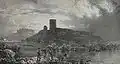 1826 Mont Crevelt with the Vale Castle in the background