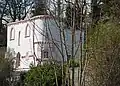 A pink and white house (Rock Castle Dental Practice)