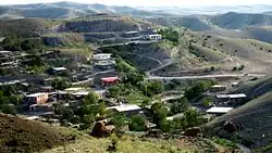 The village of Dari Lu during the construction boom of 2011