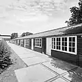 The barracks of the unemployed camp