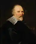 Abraham de Vries, Portrait of an Unknown Man, 1643