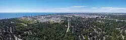 Aerial view of Clarkson, Mississauga, 2022