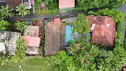 Aerial views of the village