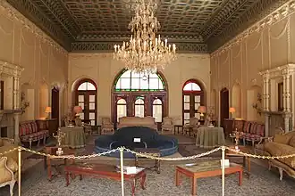 Interior of the mansion