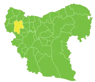 Afrin Subdistrict in Syria