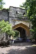 Inside view of Ahmednagar Fort's gate