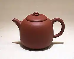 Kyūsu tea pot, Tokoname ware, Taishō era c. 1921&nbsp;– c. 1925, by Yamada Jozan I