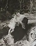 Madame Aimé Morot et sa fille, 1901.[1]